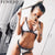 2 PCS Letter Printed G String Bra Lingerie Sets