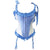 Sexy Bustier Top Ruffles Bowknot Satin Corsets With G-String