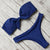 Sexy Off Shoulder Swimsuit Bathing Suit Bikini Set