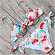 Sexy Off Shoulder Swimsuit Bathing Suit Bikini Set