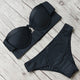 Sexy Off Shoulder Swimsuit Bathing Suit Bikini Set