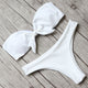 Sexy Off Shoulder Swimsuit Bathing Suit Bikini Set