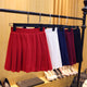 A-Line Pleated Skirt Plus Size Cute School Skirts Uniform