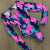 Print Floral One Piece Swimsuit Long Sleeve Swimwear