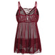 Plus Size See Through Lingerie Chemise