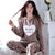 Warm Pajamas Female Pajamas Sets