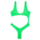 One Piece High Cut Swimwear