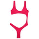 One Piece High Cut Swimwear