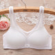 Comfort Breathable Wire Free Bras Gather Cute Solid Small Bust