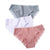Cotton Panty 3Pcs/lot Solid Women's Panties Comfort Underwear Skin-friendly Briefs For Women Sexy Low-Rise Panty Intimates L XL