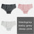 Cotton Panty 3Pcs/lot Solid Women's Panties Comfort Underwear Skin-friendly Briefs For Women Sexy Low-Rise Panty Intimates L XL