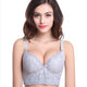 Women Five Hook and Eye Push Up Bras Lace Thin Cup