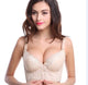 Women Five Hook and Eye Push Up Bras Lace Thin Cup
