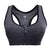 Women Zipper Front Shockproof Gym Clothing for Women Sports Bra