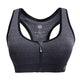 Women Zipper Front Shockproof Gym Clothing for Women Sports Bra