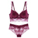 Fashion sexy push up adjustable lace underwear accept supernumerary breast bra thickening bra set high quality lingerie sets