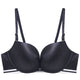 Front Closure Wire Free Seamless Bra Push Up Stripe