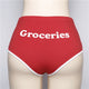 High Cut Hot Underpant Girl Funny Letter Panties Briefs