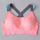 Running Sport T-shirt Gym Shirt Women Stitching Color Top