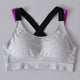 Running Sport T-shirt Gym Shirt Women Stitching Color Top