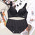 Striped Underwear Set Intimate Noble Young Girl Bra Brief Sets