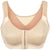 Bra Full Coverage Front Closure Back Support Posture Bra Plus Size