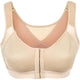 Bra Full Coverage Front Closure Back Support Posture Bra Plus Size