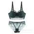 New Style Women's Underwear Green Color Push-up Temptation Bra Set Sexy Lace Adjustable  Lingerie Set Free Shipping