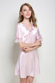 Half Sleeve Embroidery Night Dress