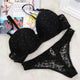 New Comfort Push-Up Deep V Bra Set