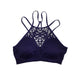 Romantic Bohemia Sexy Lace Sports Bra White Workout