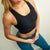Sports Bra Top Fitness Running Crop Tops Pink Workout Padded Yoga Bra