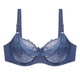 Plus Size Bras For Women Flower-Dotted Unlined