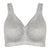 Plus Size Cotton Bra Women's Non Padded Lace Trim Full Coverage Wirefree