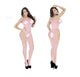 Plus Size Mesh Body Stocking Open Crotch Sexy Lingerie
