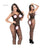 Plus Size Mesh Body Stocking Open Crotch Sexy Lingerie