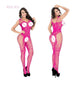Plus Size Mesh Body Stocking Open Crotch Sexy Lingerie