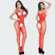 Plus Size Mesh Body Stocking Open Crotch Sexy Lingerie