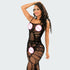 Plus Size Body Stocking Fishnet Open Body