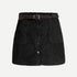 Single Breasted Skirt With Belt A Line Casual Skirt