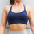 Seamless Cross Back Sports Bra For Women High Impact Wirefree Bodybuilding Brassiere Workout Padded Push Up Yoga Bra