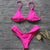 Sexy Brazilian Thong Bikinis Push Up Swimwear