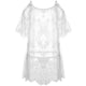 Sexy Floral Lace Babydoll Transparent Off Shoulder