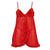 Sexy Spaghetti Strap Velvet Babydolls Erotic Nightwear Valentines Gift