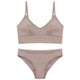 TERMEZY 2019 New Women Fashion Cotton Lingerie Wireless Bras For Women Push Up Bra Set comfortable Sexy Underwear Free Shipping