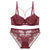 TERMEZY Brand Underwear Women Bras Lace Lingerie set Embroidery Sexy Lingerie Push-Up Bra Set Underwear