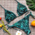 Vintage Backless Women Serpentine Print Bikini Push-Up