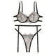 Women Lingerie Corset Lace Underwire Racy Muslin Sleepwear Underwear Tops and Briefs Fashion Sous Vetement Femme Sexy Ensemble