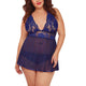 Women Sexy Lingerie Plus Size 5XL Open Back Lingerie Lace Women's Underwear Sets Solid Souvetement Femme Ensemble