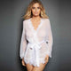 Sexy Robe Nightwear Underwear G-string A Set Sleepwear